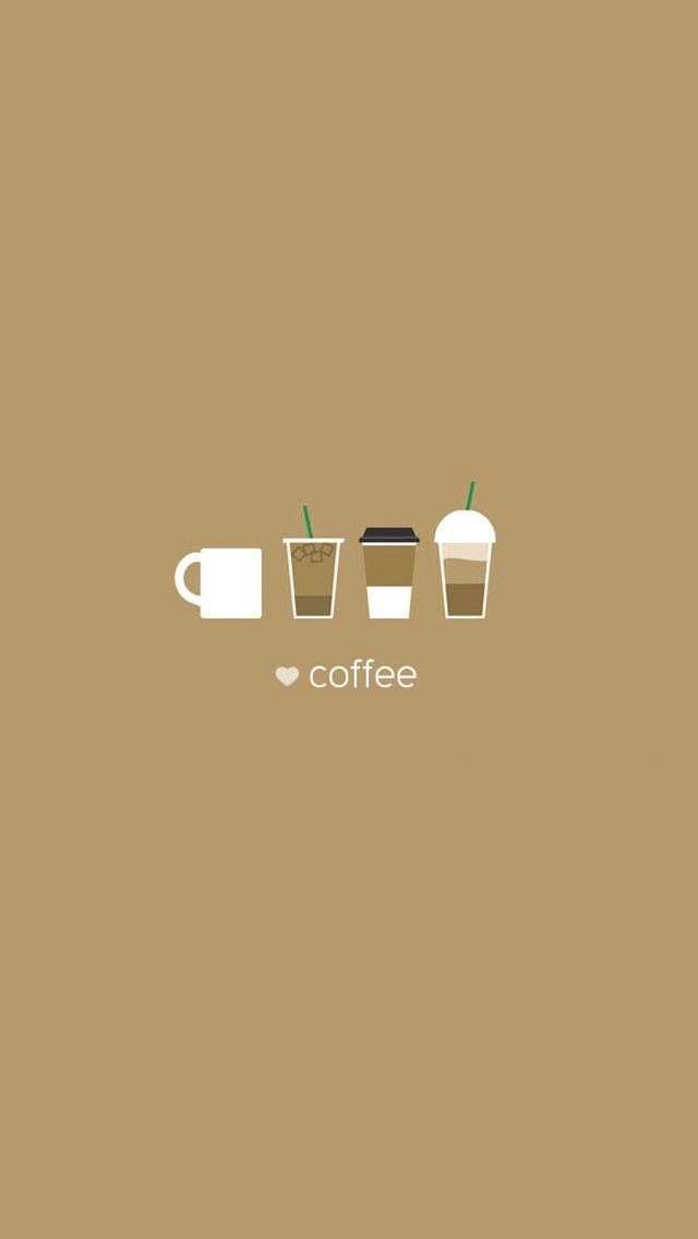 Wallpaper Coffee - Graphic Design , HD Wallpaper & Backgrounds