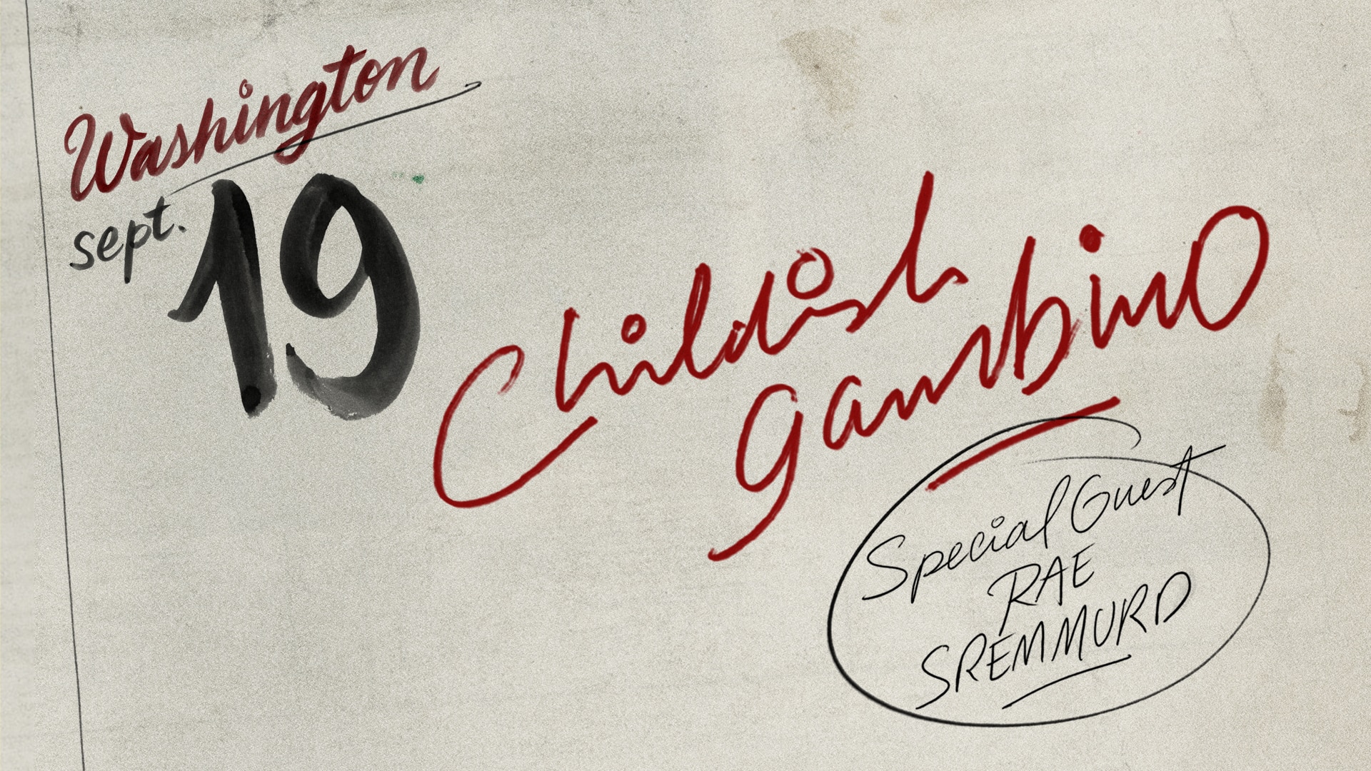 Childish Gambino 2018 North American Tour - Calligraphy , HD Wallpaper & Backgrounds