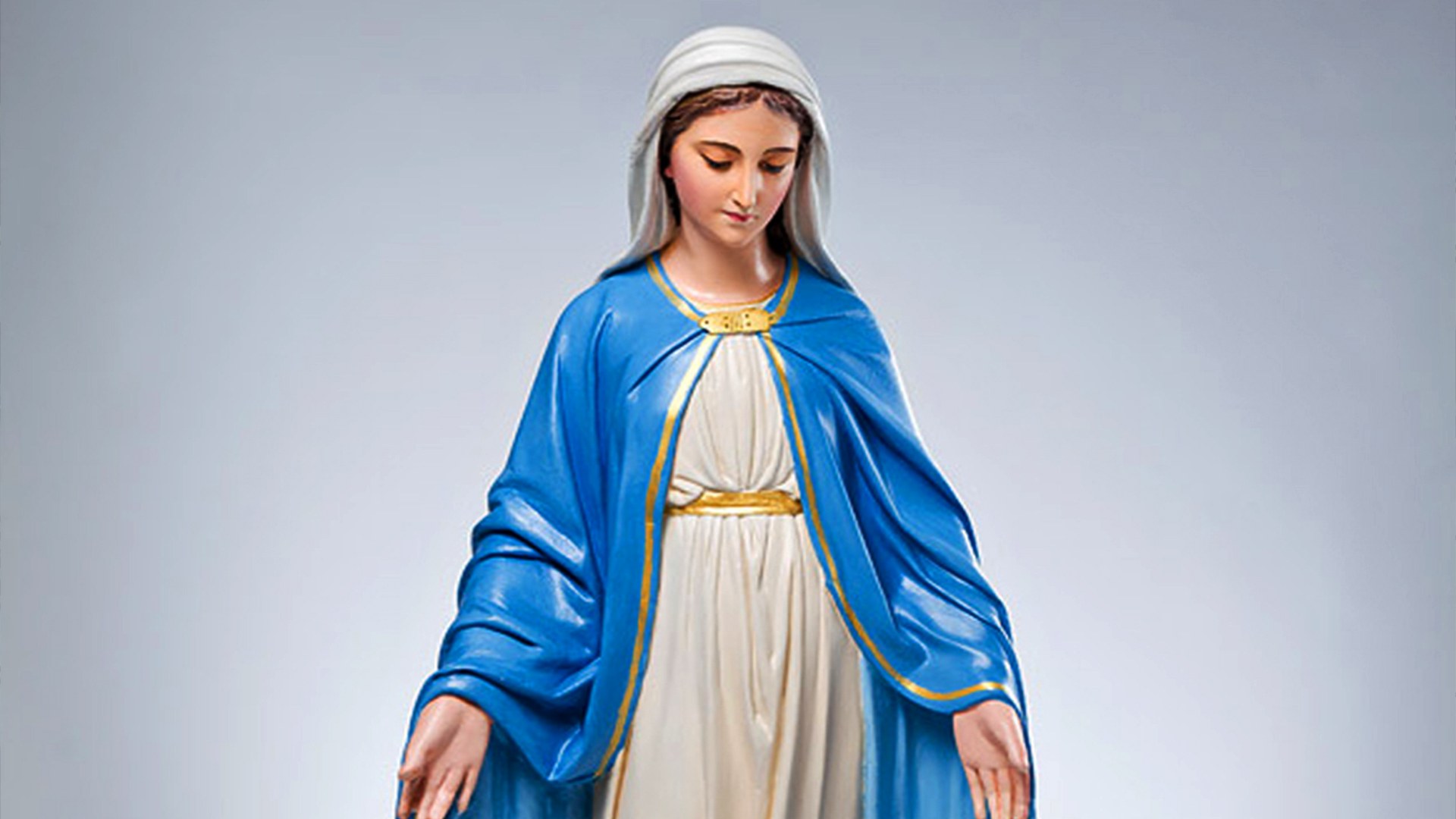 Holy Mary Hd Wallpapers - Statue Of Mary , HD Wallpaper & Backgrounds