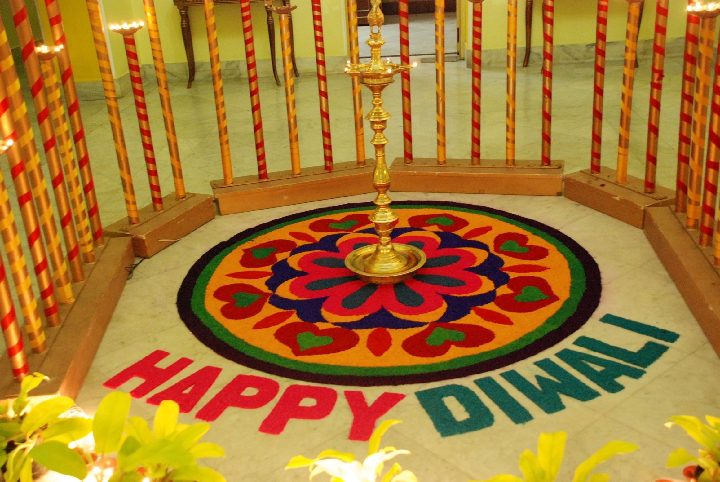 Best Diwali Decoration Office , HD Wallpaper & Backgrounds