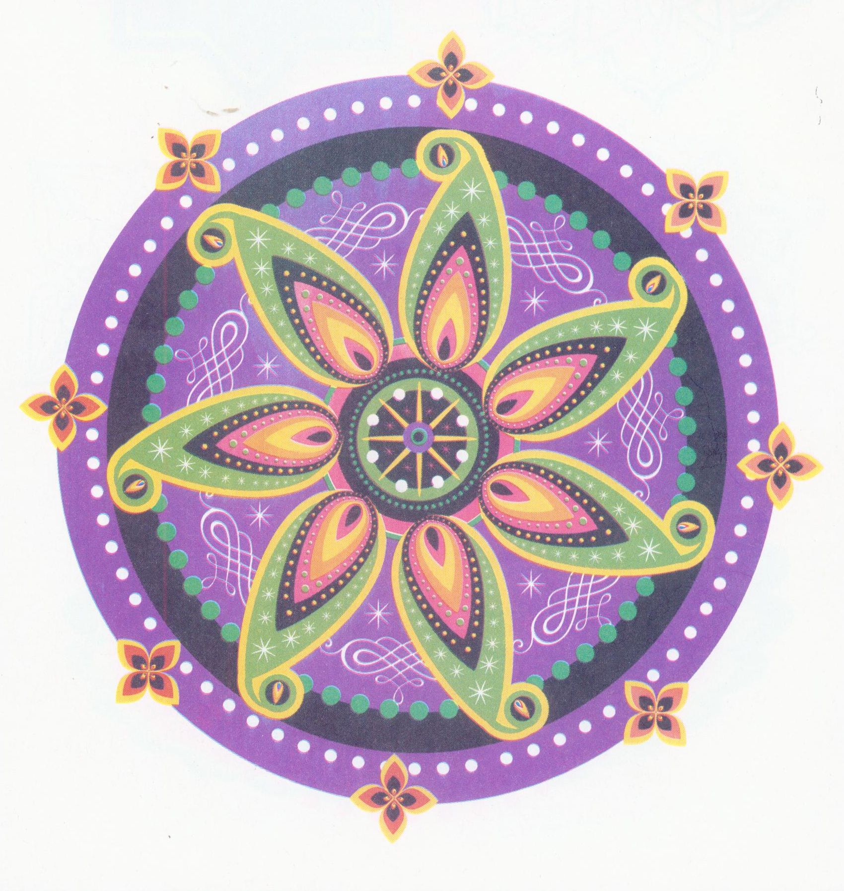 Rangoli Design Best Wishes Hd Wallpapers - Rangoli Designs Hd , HD Wallpaper & Backgrounds