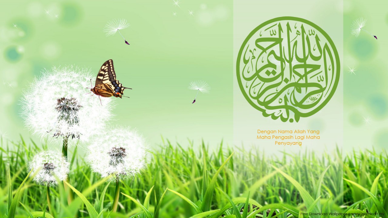 Free Islamic Wallpaper Hd Bis100-1280x720 - Butterfly Flying In Nature , HD Wallpaper & Backgrounds