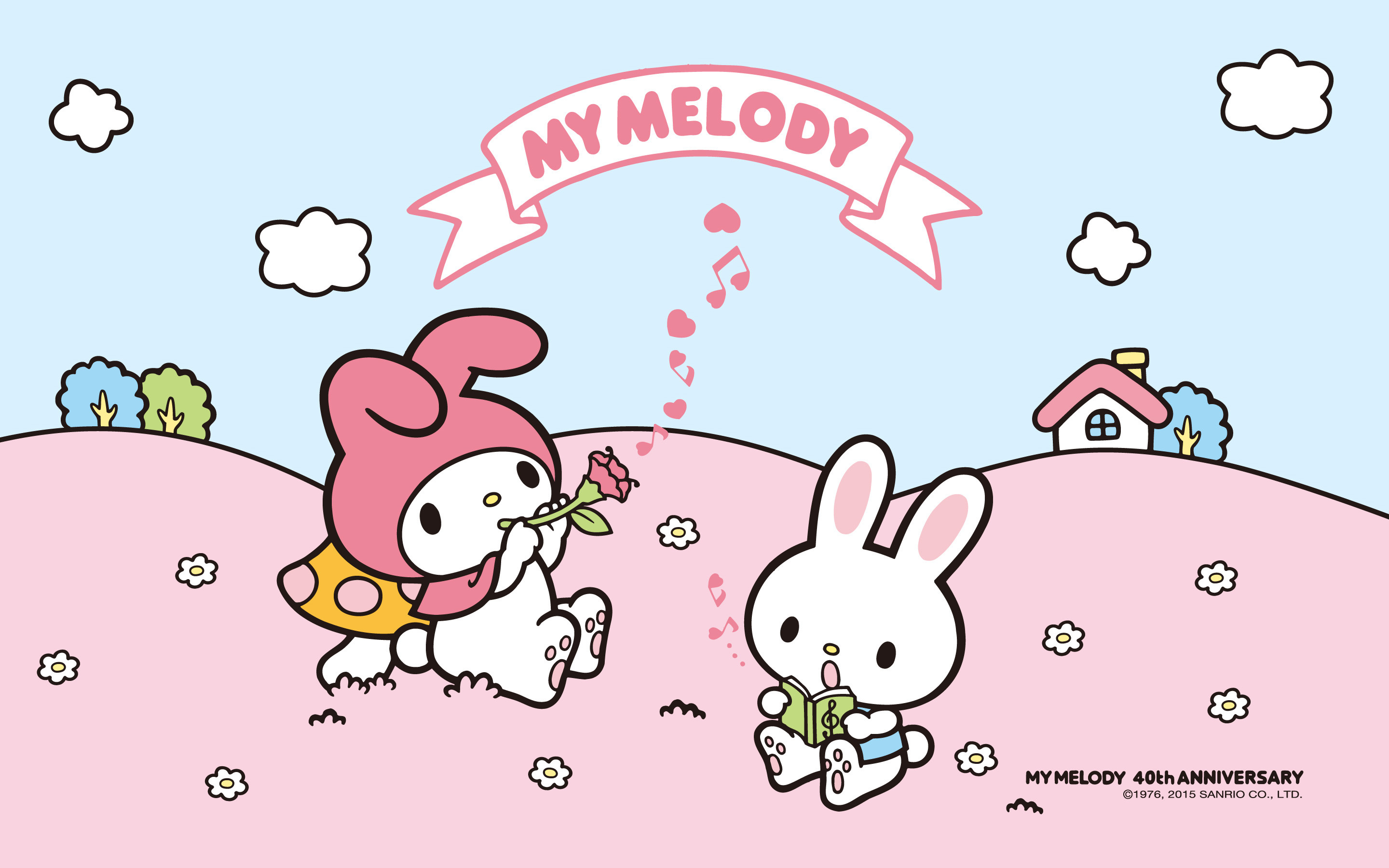 Hello Kitty Â - My Melody Desktop Background , HD Wallpaper & Backgrounds