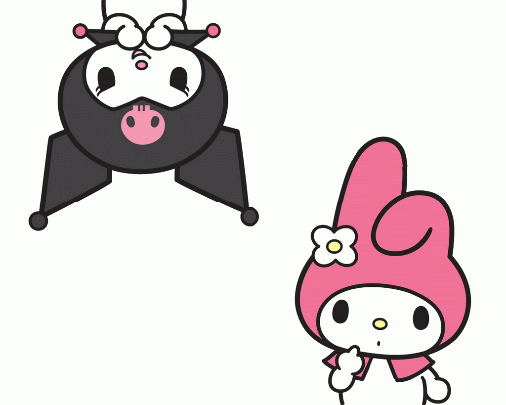 Kuromi & My Melody - Melody Sanrio Png , HD Wallpaper & Backgrounds