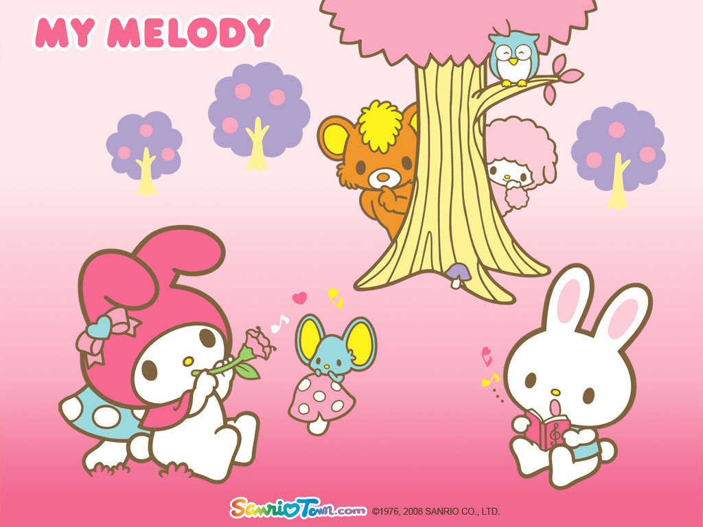 My Melody And Friends , HD Wallpaper & Backgrounds