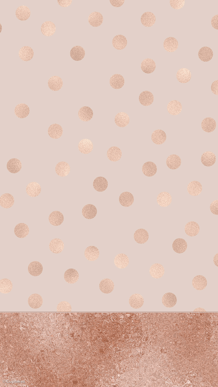 Gold - Polka Dot , HD Wallpaper & Backgrounds