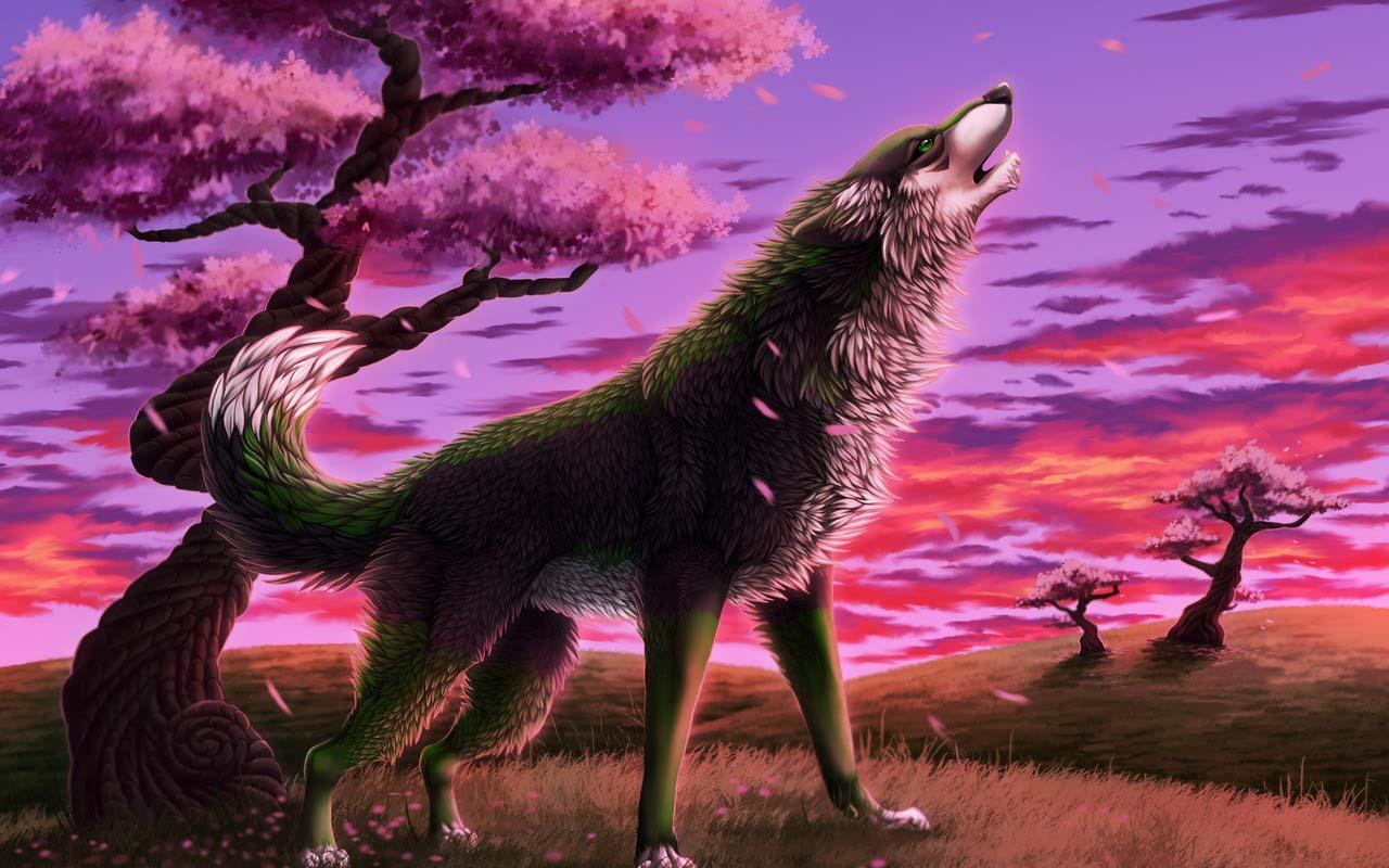 3d Wolf Wallpapers - Fantasy Wolf Howling , HD Wallpaper & Backgrounds