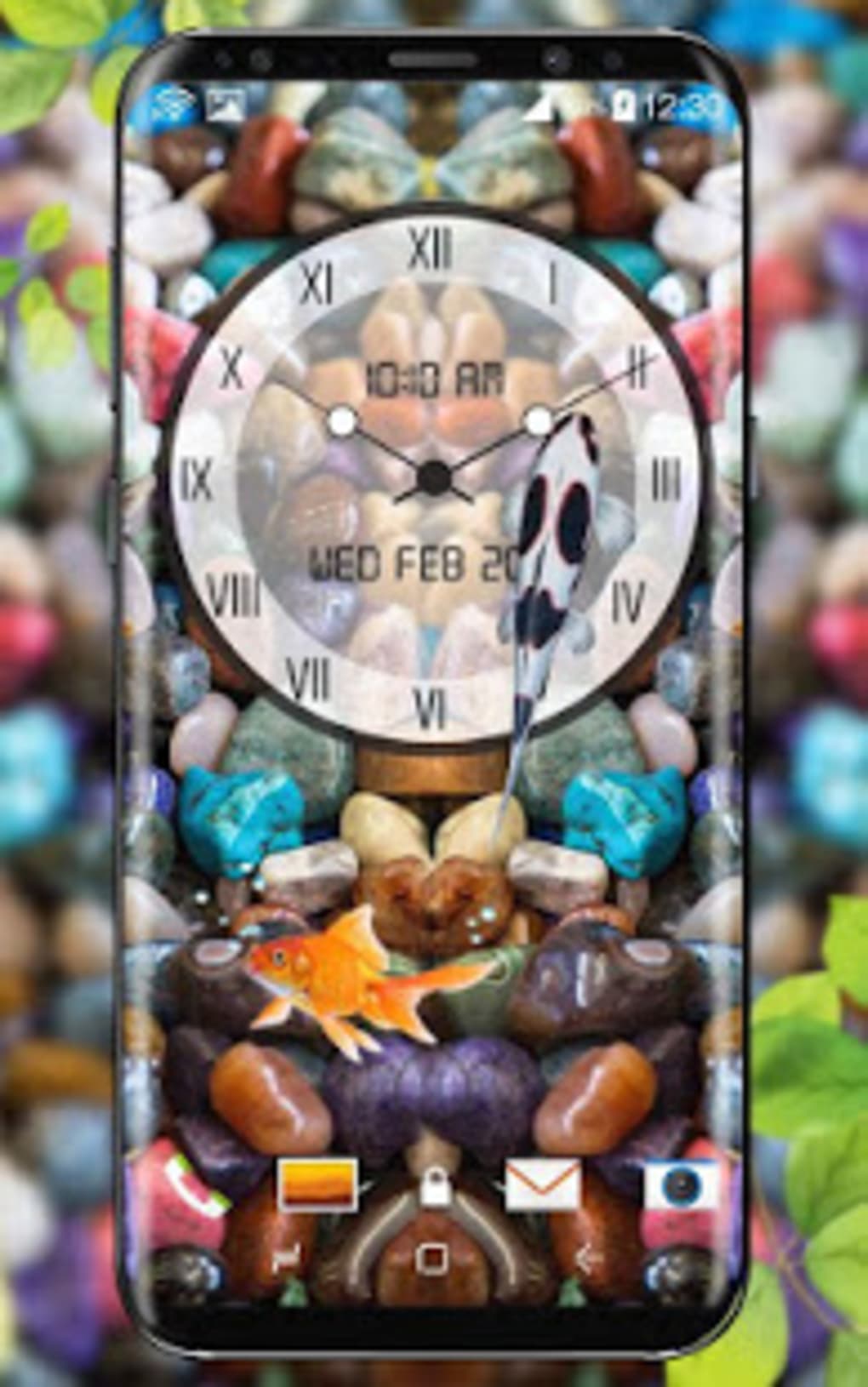 Fish Live Wallpaper Free - Quartz Clock , HD Wallpaper & Backgrounds