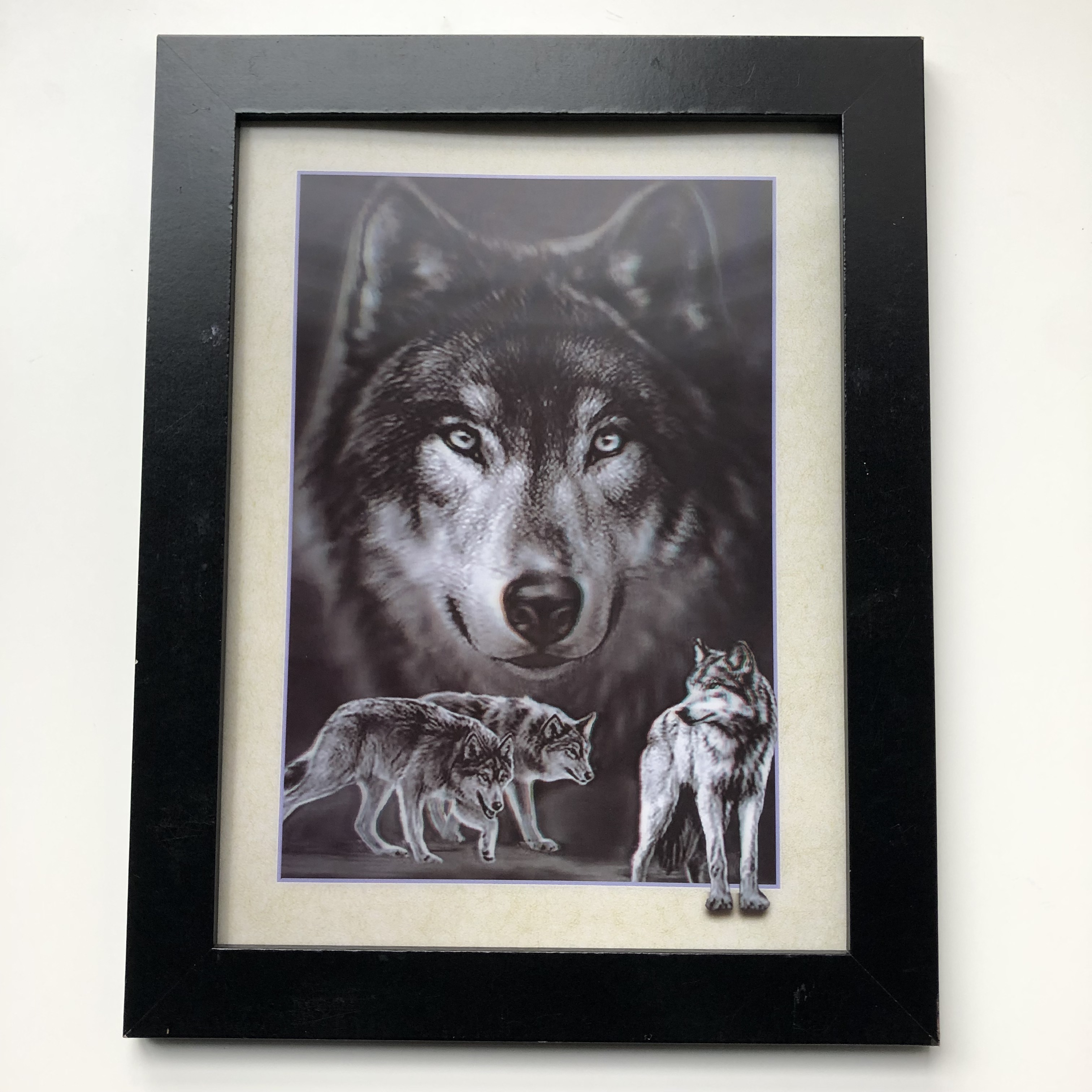 5d Gambar Untuk Dekorasi Rumah Serigala 5d Gambar/5d - Old School Wolf Shirt , HD Wallpaper & Backgrounds