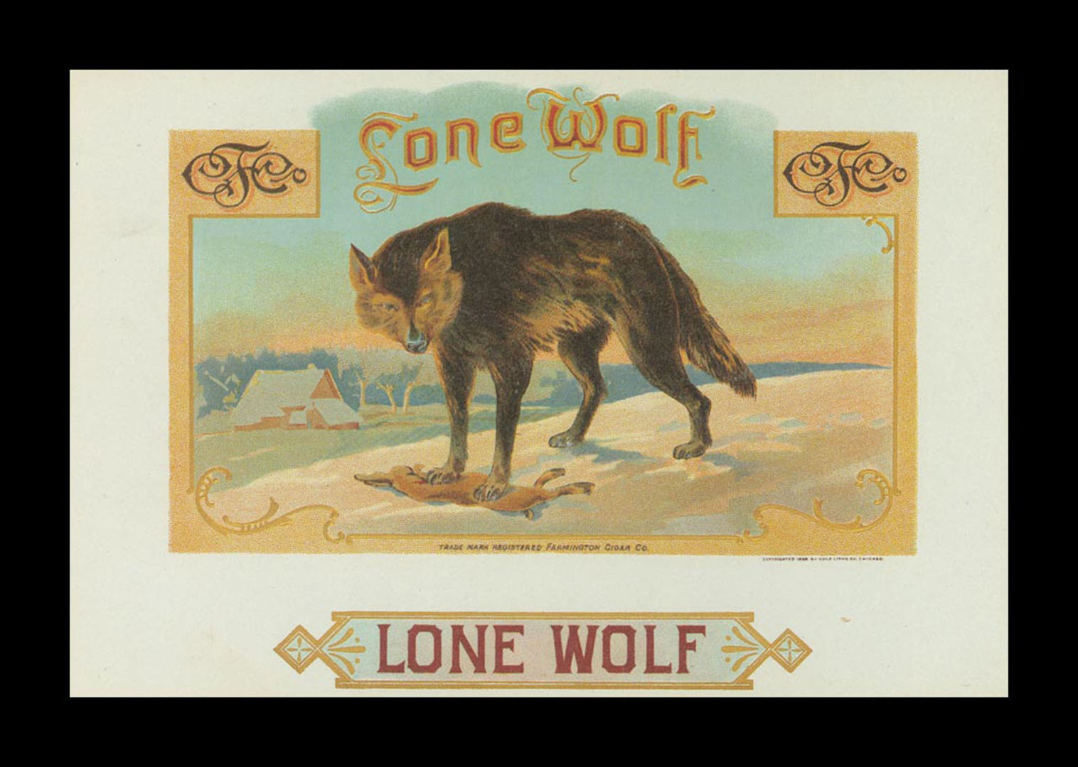 Category, Vintage Labels - Red Wolf , HD Wallpaper & Backgrounds