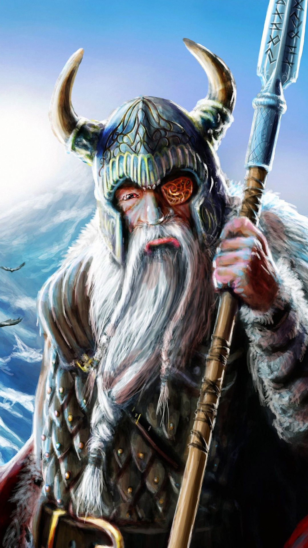 Fantasy Odin Iphone 6s Plus Wallpaper Hd - 4k Wallpaper Handy Odin , HD Wallpaper & Backgrounds