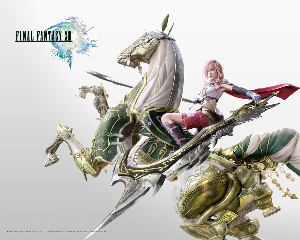 Final Fantasy Xiii - Final Fantasy Lightning Odin , HD Wallpaper & Backgrounds