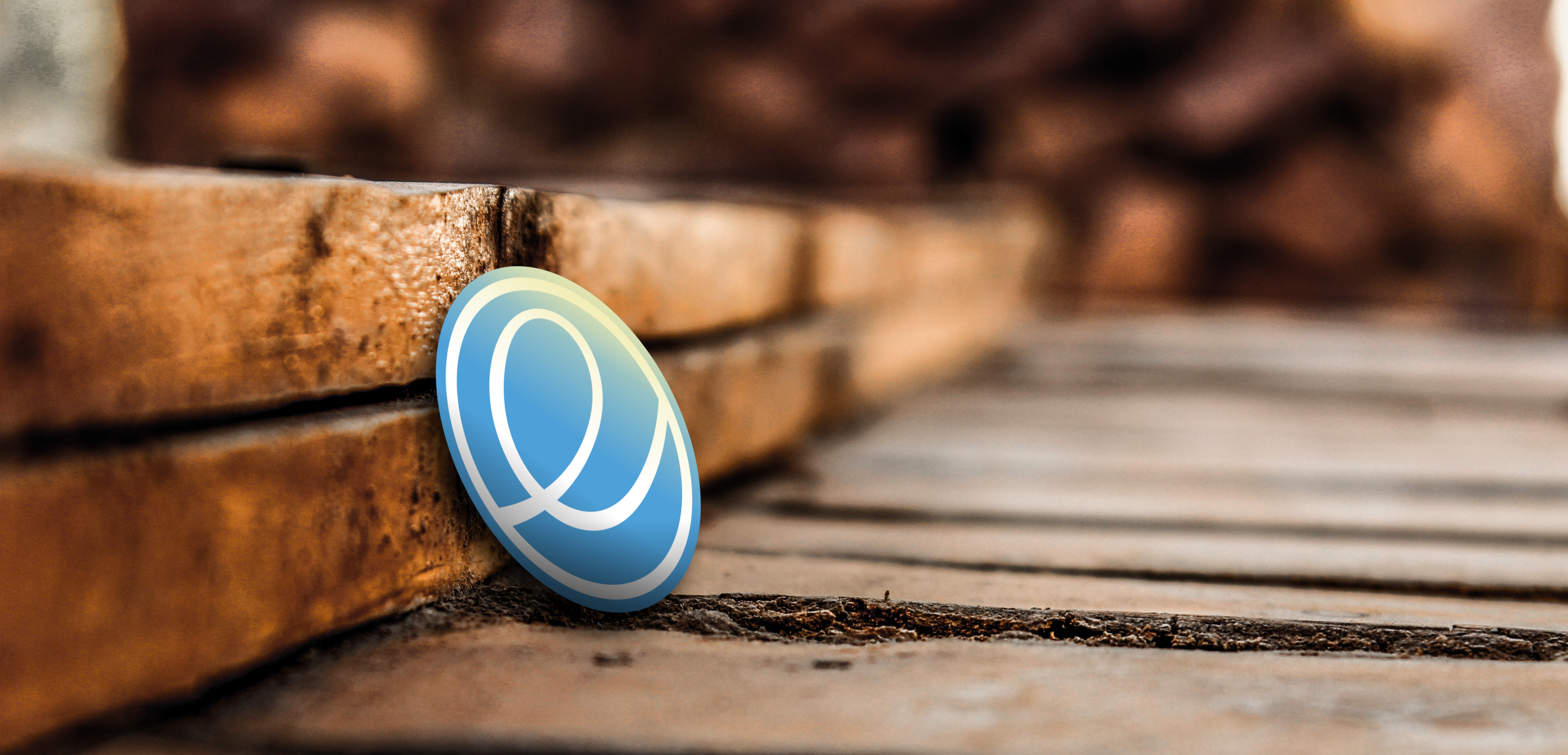 I Artwork A Elementary Os Logo And Wood Wallpaper Search - Elementary Os , HD Wallpaper & Backgrounds