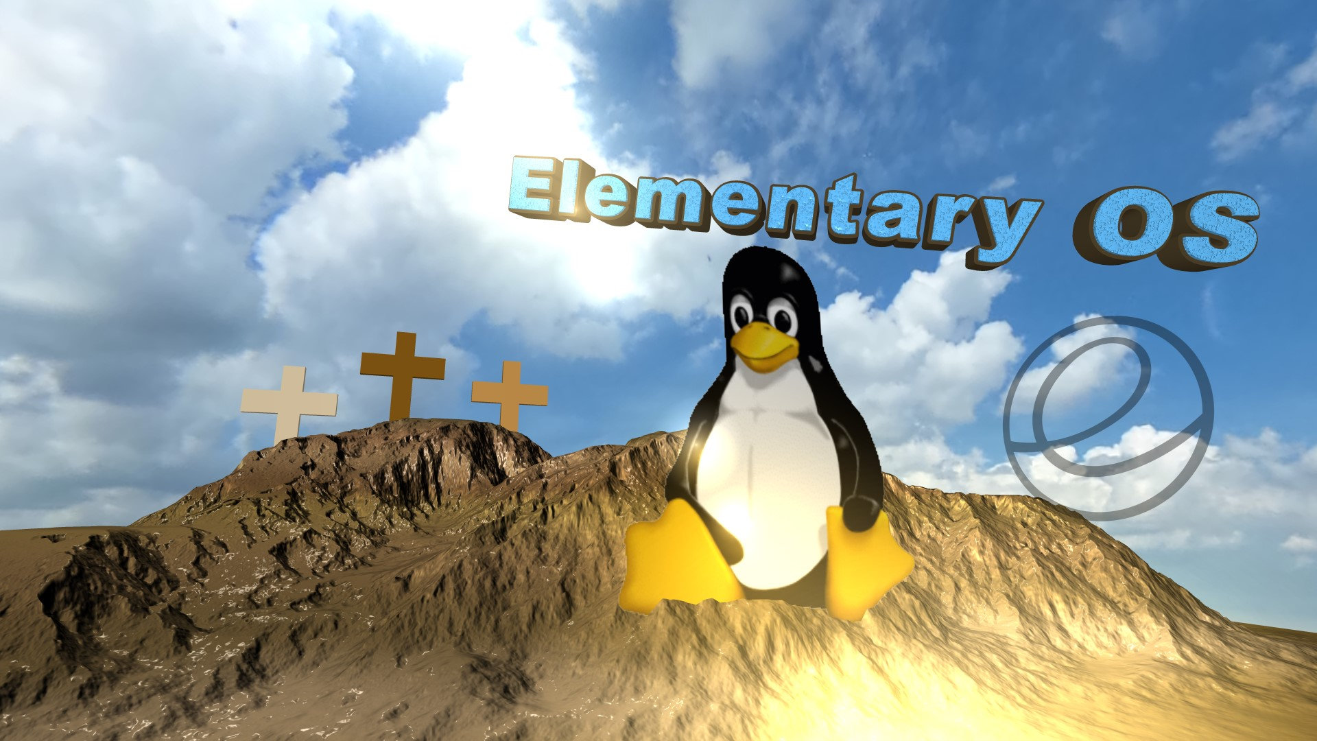 /my Images/elementary Os Wallpaper 4 - Linux Penguin , HD Wallpaper & Backgrounds