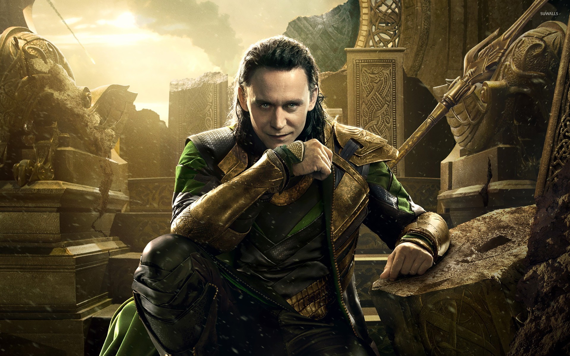 The Dark World Wallpaper - Loki Thor The Dark World , HD Wallpaper & Backgrounds