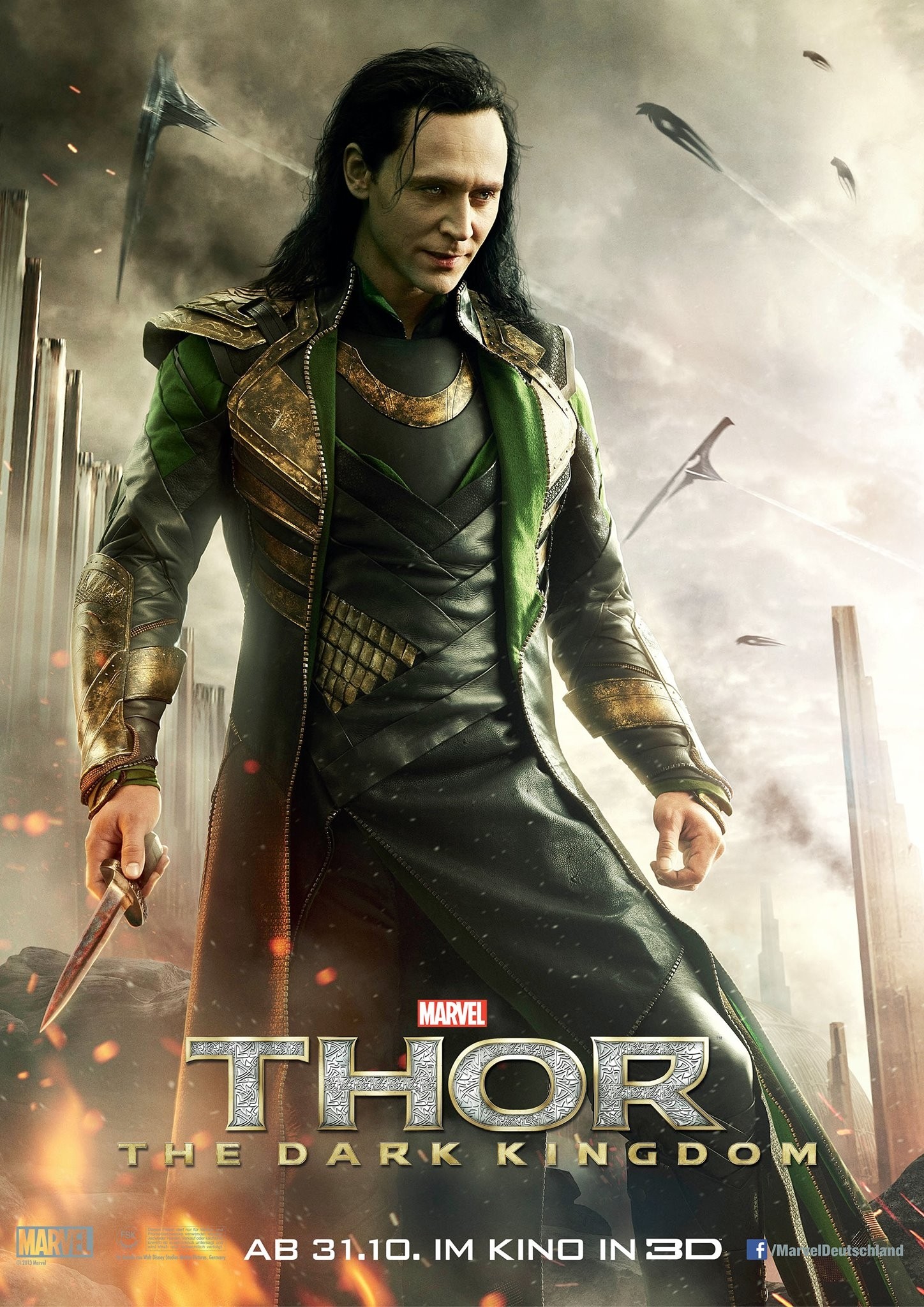 Download - Thor The Dark World Poster Loki , HD Wallpaper & Backgrounds