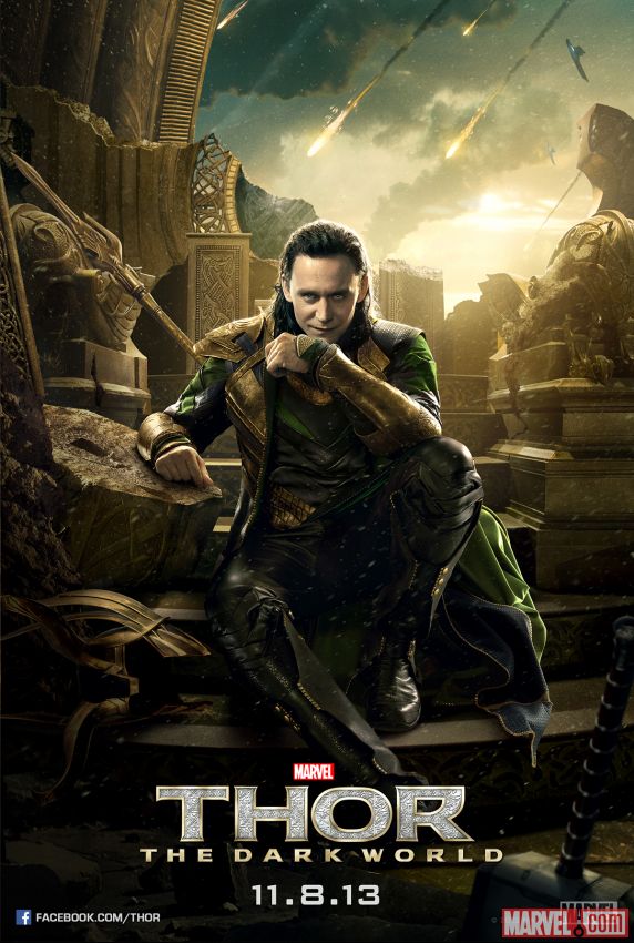 Download - Thor Dark World Poster Loki , HD Wallpaper & Backgrounds