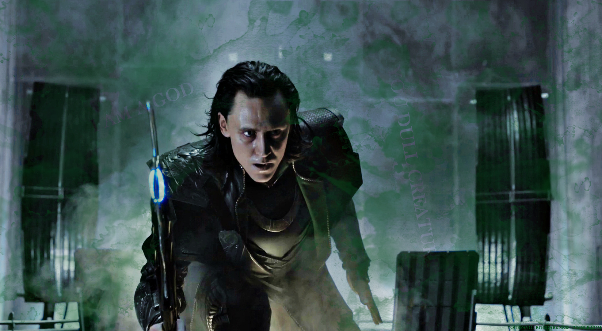Awesome Beautiful Loki Wallpaper - Avengers 2012 Loki , HD Wallpaper & Backgrounds