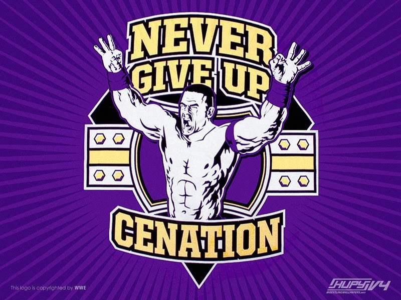 Never Give Up - John Cena Never Give Up , HD Wallpaper & Backgrounds