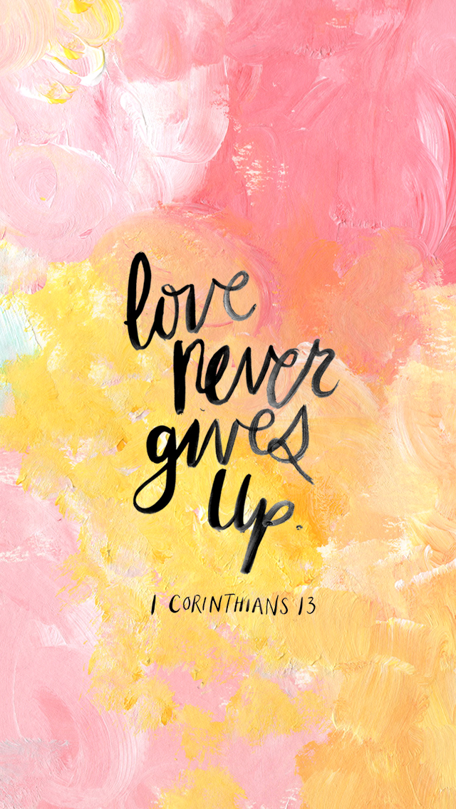 Love Never Gives Up , HD Wallpaper & Backgrounds