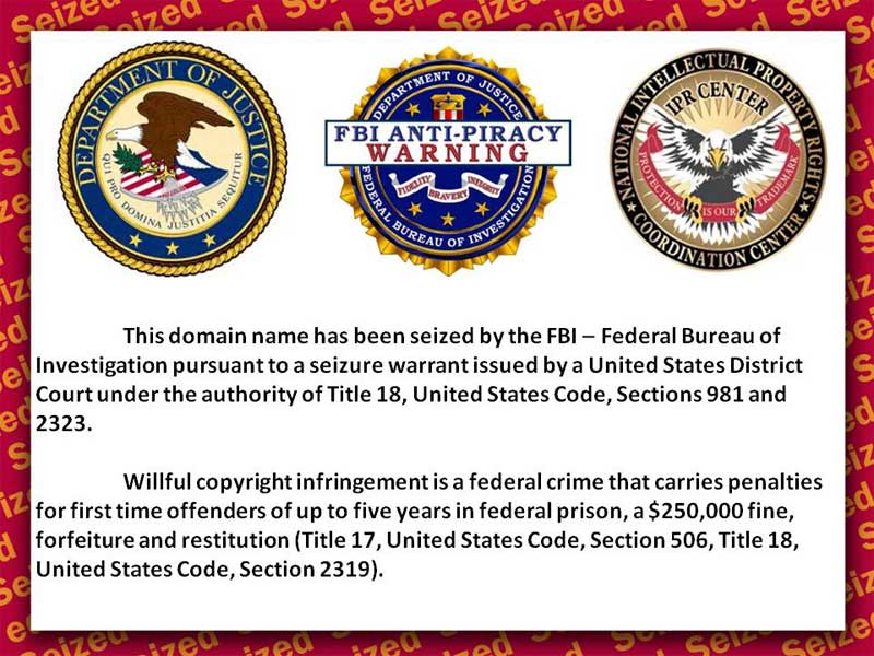 Department Of Justice, Fbi Seize Three Android Pirate - Website Has Been Seized , HD Wallpaper & Backgrounds