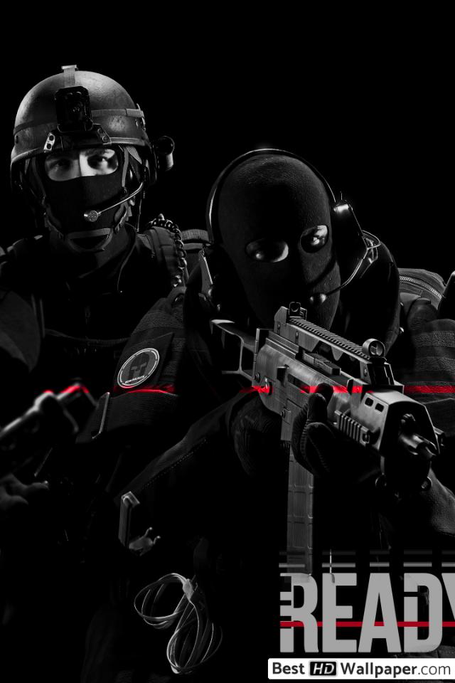 Apple Iphone Retina 4, 4s, - Swat Ready Or Not , HD Wallpaper & Backgrounds