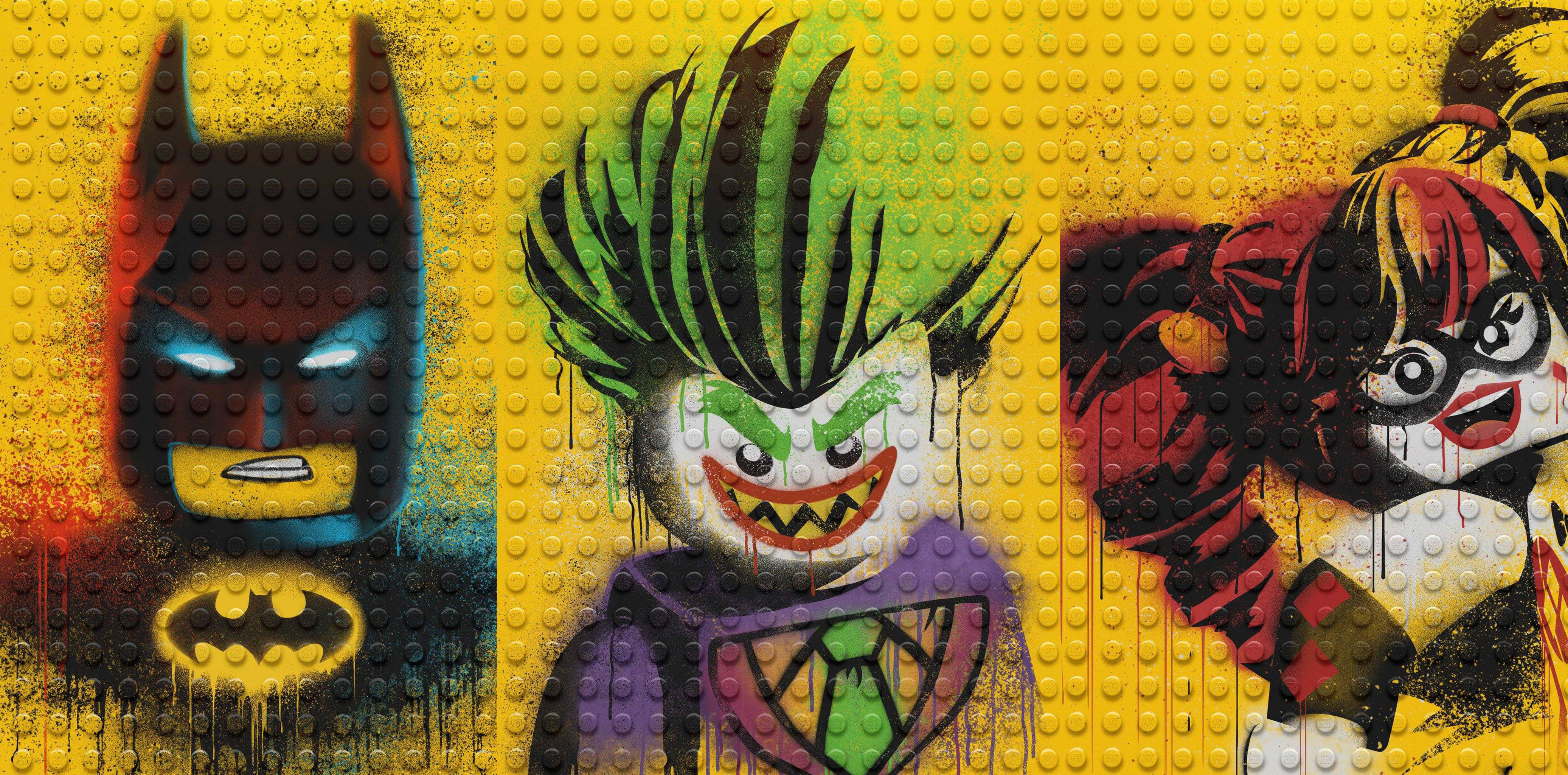 The Lego Batman Harley Quinn And Joker - Lego Batman Movie Harley Quinn , HD Wallpaper & Backgrounds