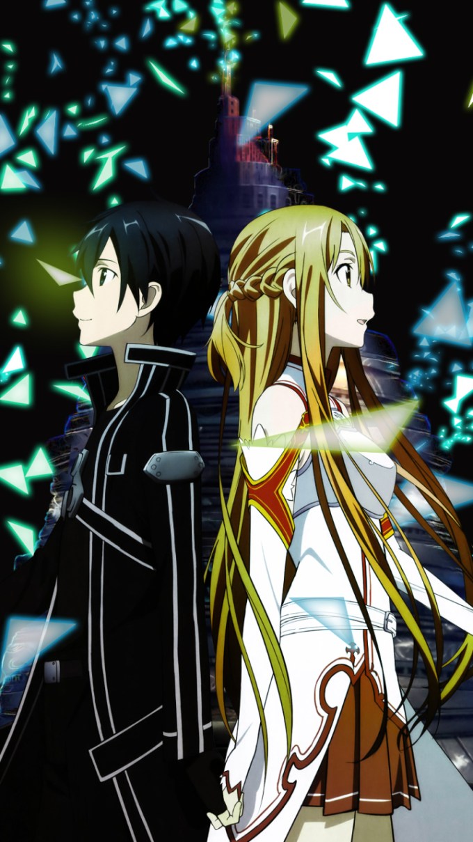 Sword Art Online Wallpaper Iphone - Kirito And Asuna Aincrad , HD Wallpaper & Backgrounds