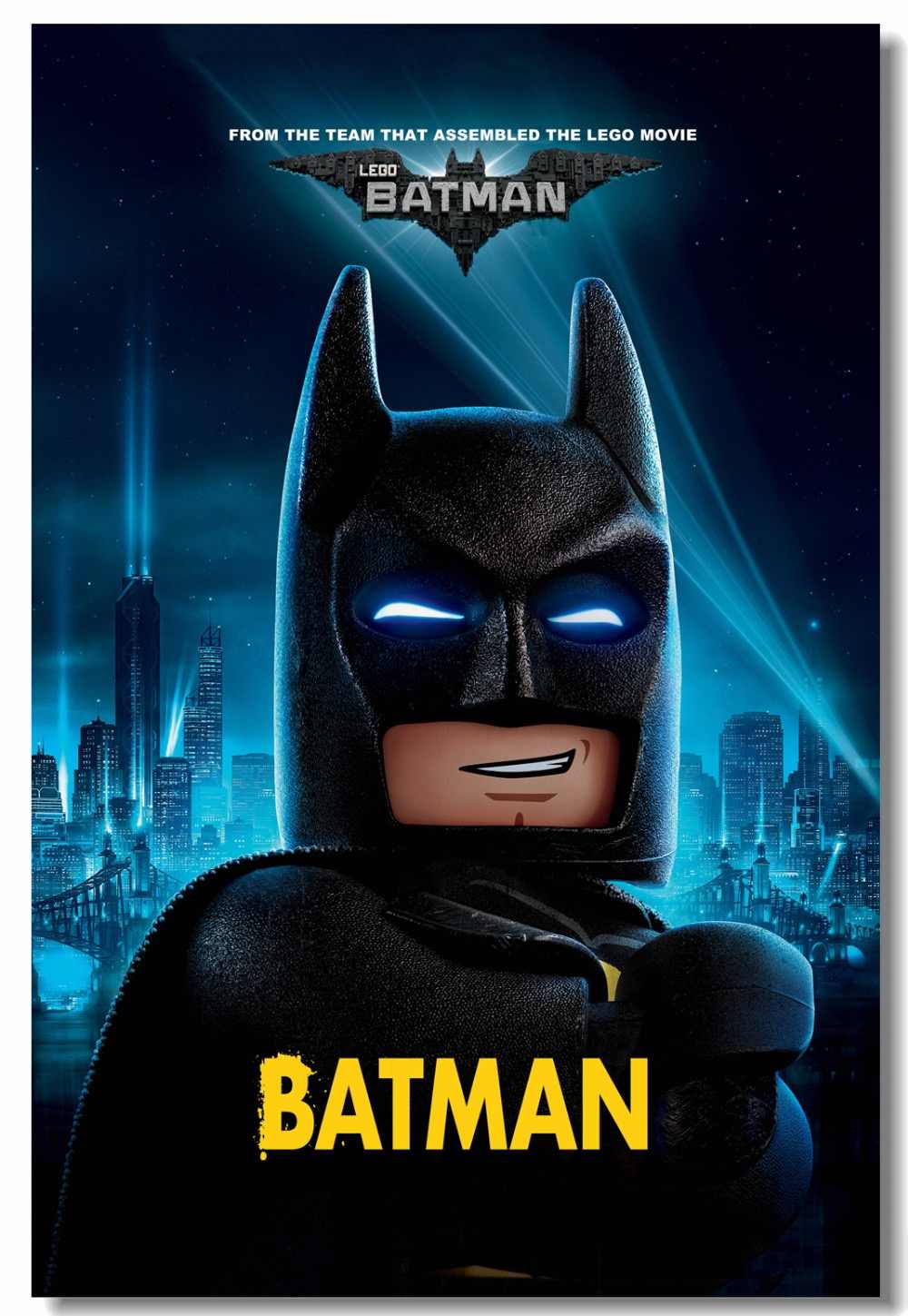 Custom Canvas Wall Decor Lego Batman Movie Poster Dc - Lego Batman Movie Batman , HD Wallpaper & Backgrounds