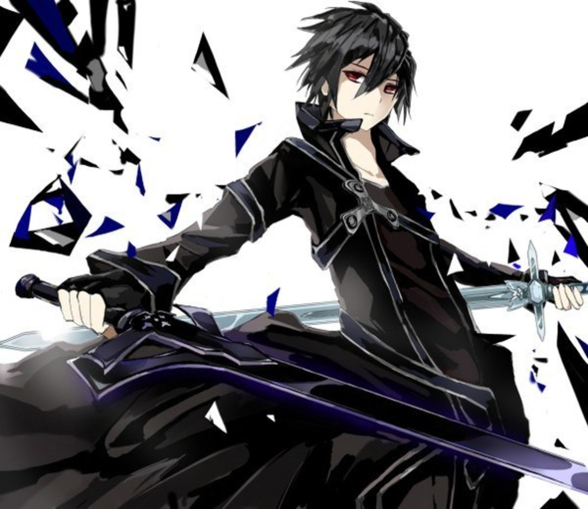 Kirito Kun And Swords Wallpaper - Sword Art Online Kirito Profile , HD Wallpaper & Backgrounds