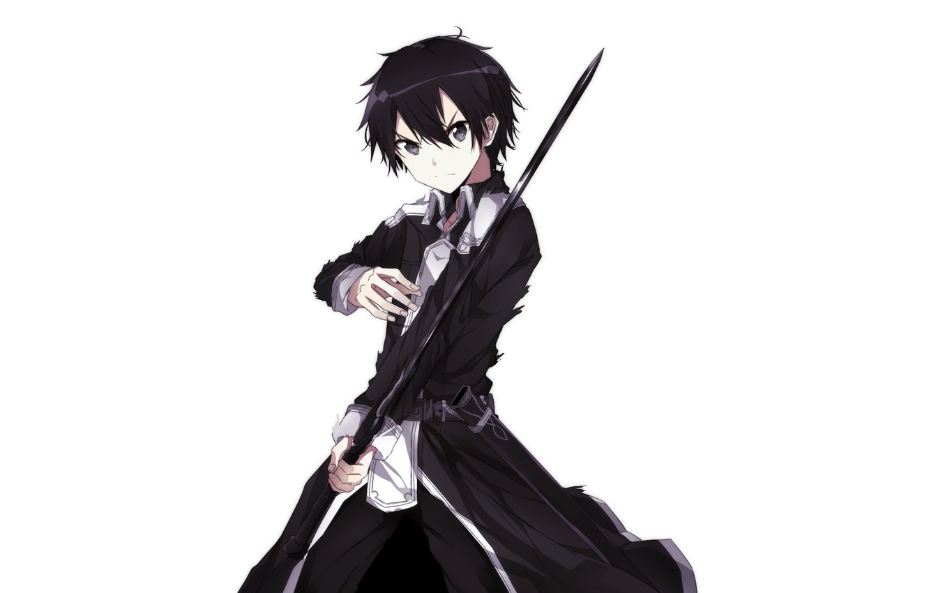 Photo Wallpaper Anime Art Sword Art Online Kirito Sao Kirito
