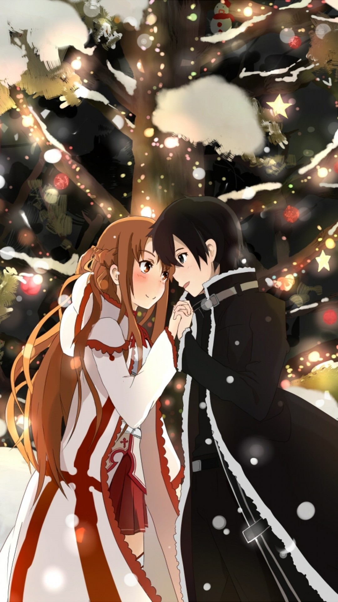 Sword Art Online Kirito Wallpaper - Asuna And Kirito Iphone , HD Wallpaper & Backgrounds