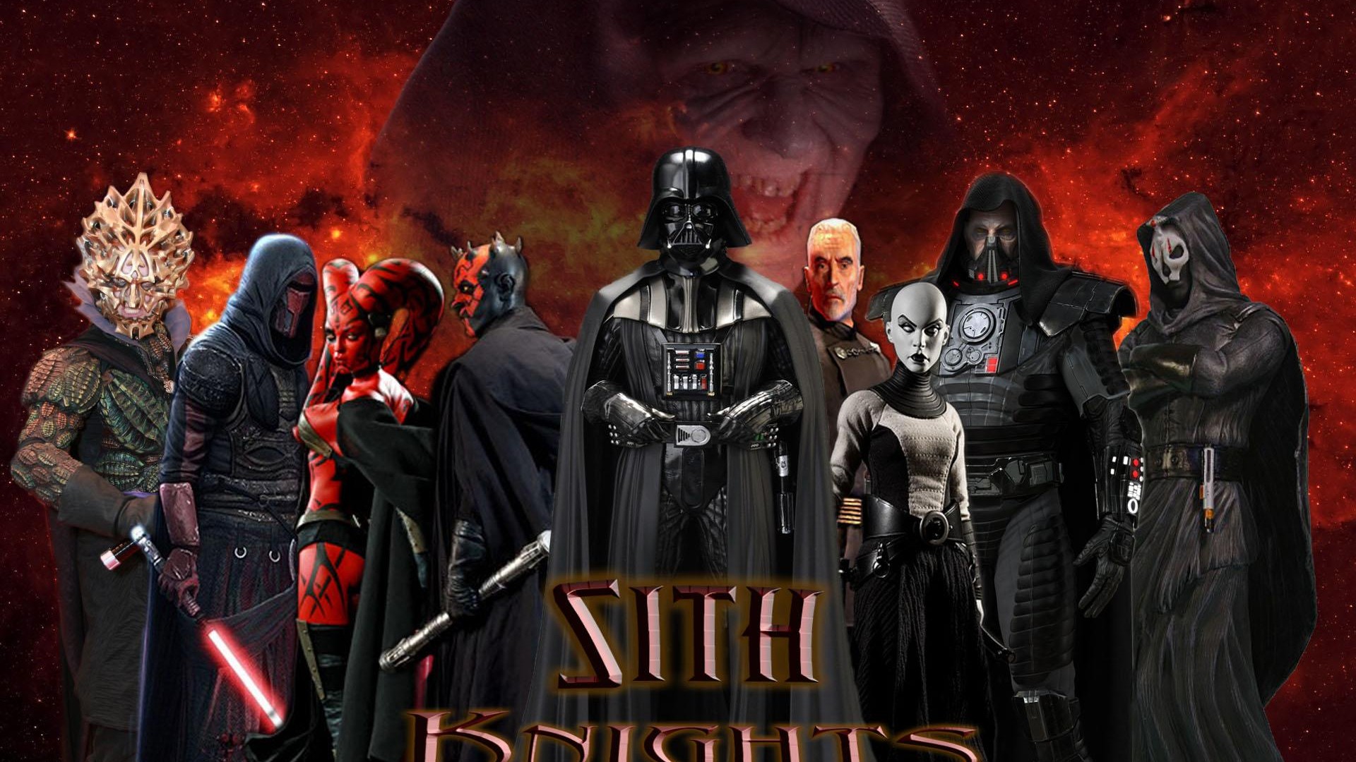 Star Wars Sith Wallpaper Phone - All Sith Star Wars , HD Wallpaper & Backgrounds