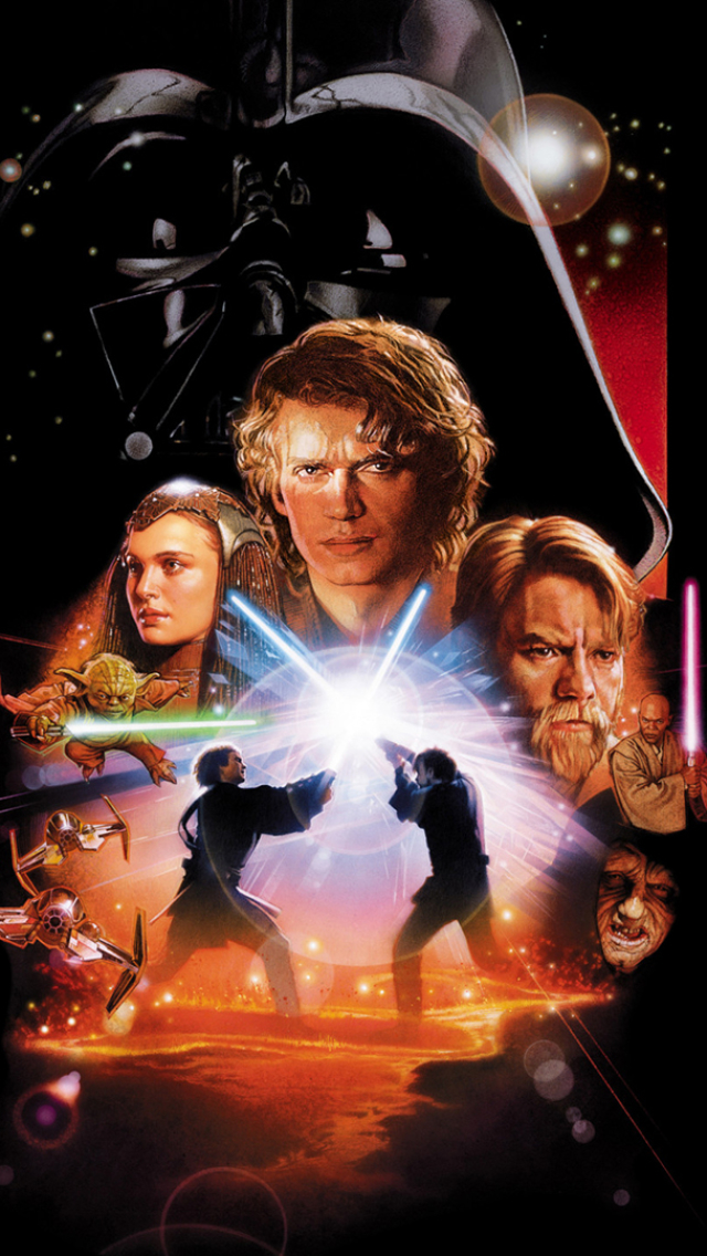 Movie / Star Wars Episode Iii - Star Wars Episode 3 Art , HD Wallpaper & Backgrounds