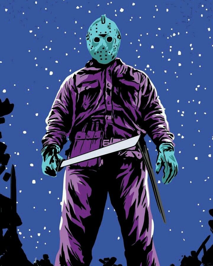 Jason Voorhees - Jason Voorhees Wallpaper Cartoon , HD Wallpaper & Backgrounds