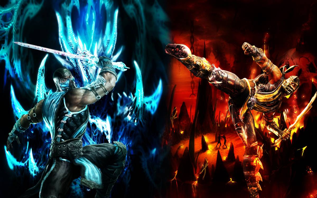 Jason Voorhees, Sub Zero, Demon, Illustration, Scorpion - Cool Mortal Kombat Backgrounds , HD Wallpaper & Backgrounds