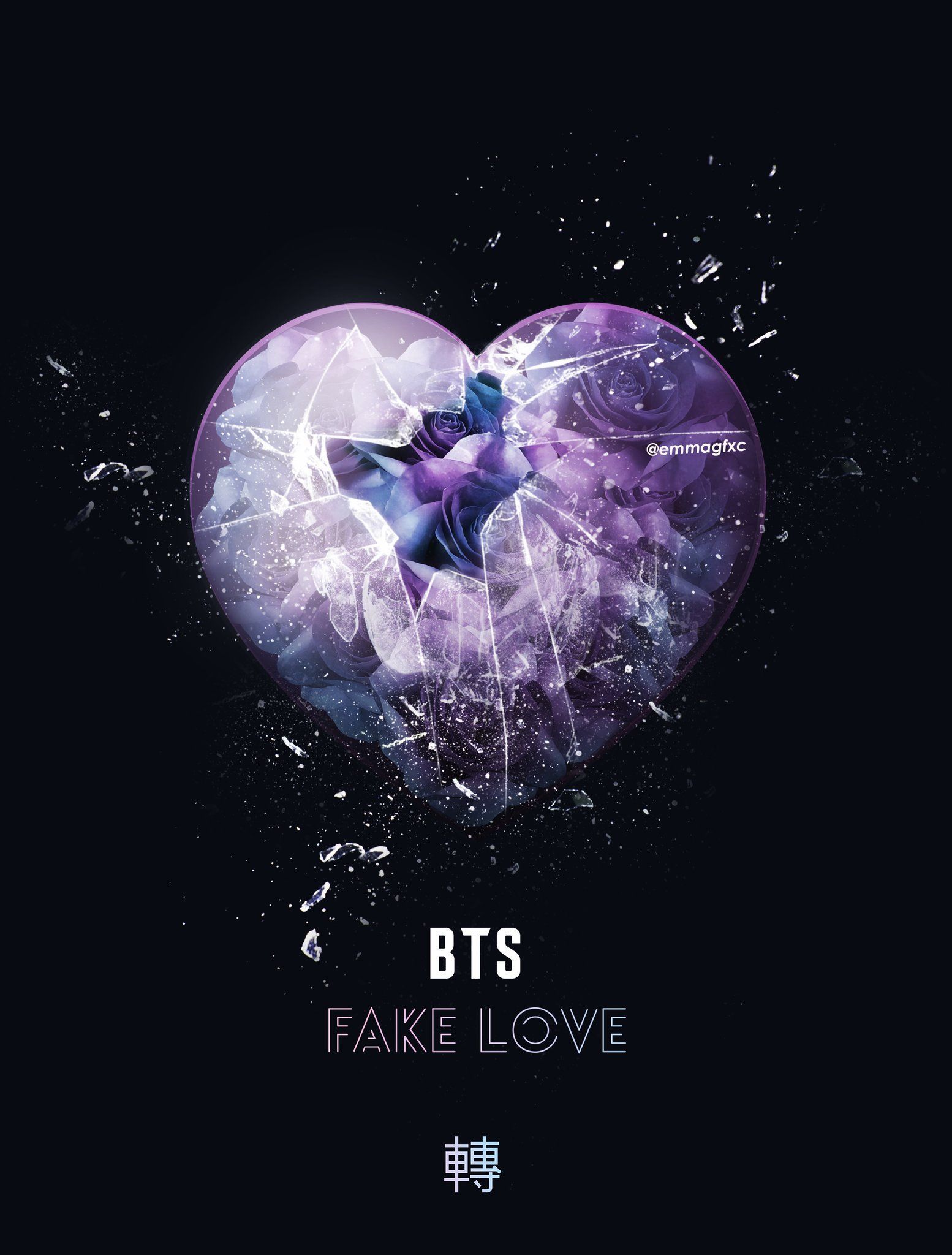 Love Kpop Wallpapers Top Free Backgrounds Wallpaperaccess - Bts Fake Love Lyrics , HD Wallpaper & Backgrounds