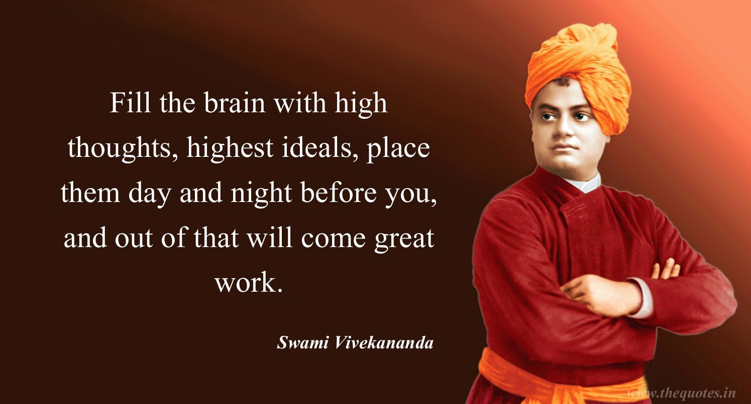 Swami Vivekananda Wallpaper - Thoughts For The Day By Swami Vivekananda , HD Wallpaper & Backgrounds