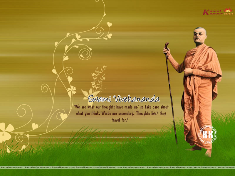 Swami Vivekananda Wallpaper - Grass , HD Wallpaper & Backgrounds