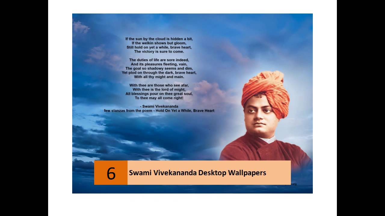Best Messages By Swami Vivekananda Desktop Wallpapers - Poem On Swami Vivekananda In English , HD Wallpaper & Backgrounds