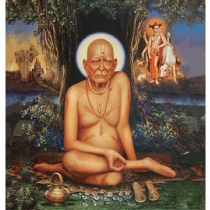 3d Photo Swami Samarth 3d Poster - Full Hd Swami Samarth , HD Wallpaper & Backgrounds