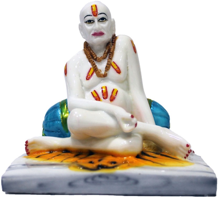 Vidhi Arts Vidhi Arts Hand Painted Swami Samarth Idol - Statue , HD Wallpaper & Backgrounds
