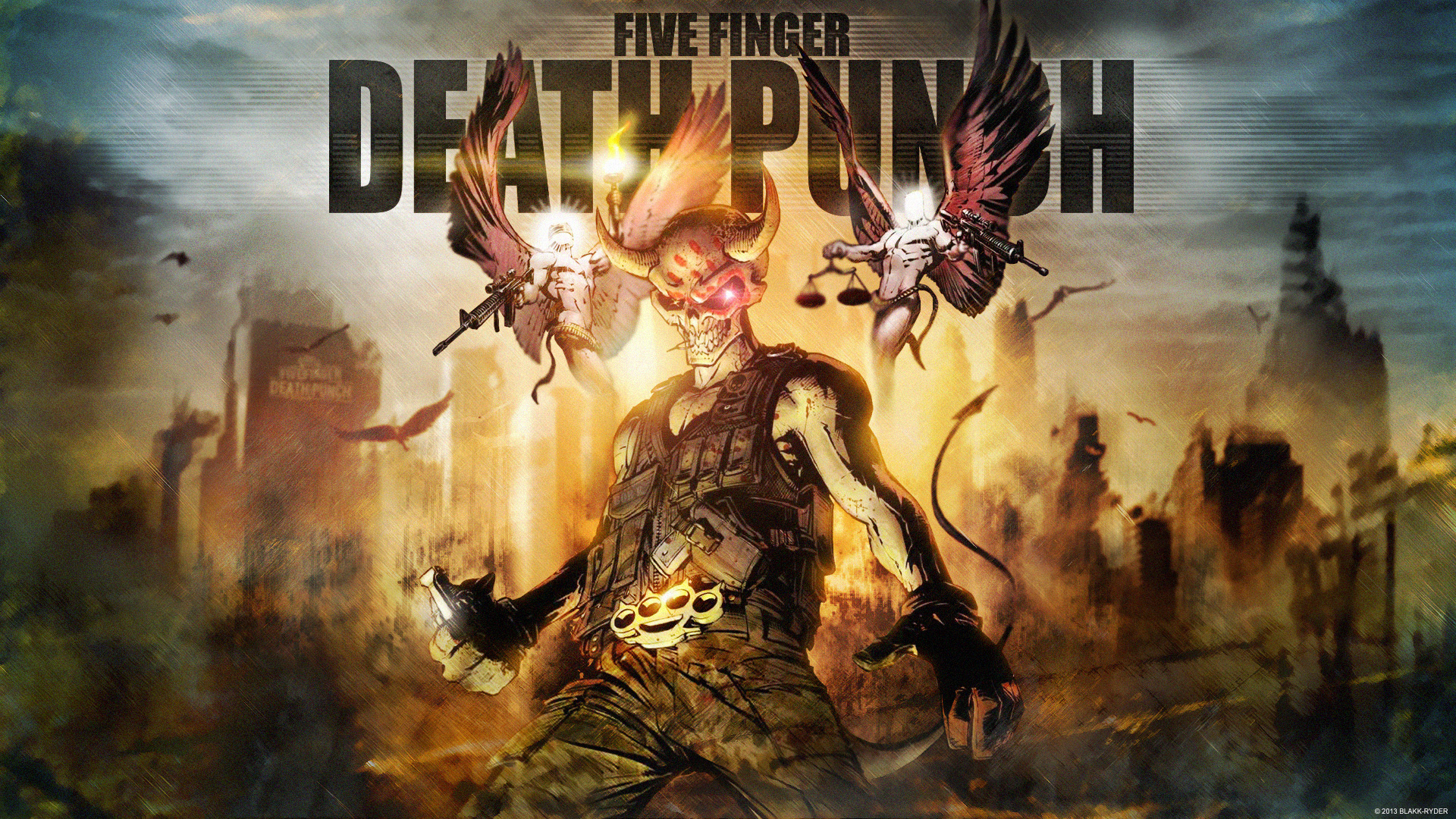 Five Finger Death Punch Wallpapers , HD Wallpaper & Backgrounds