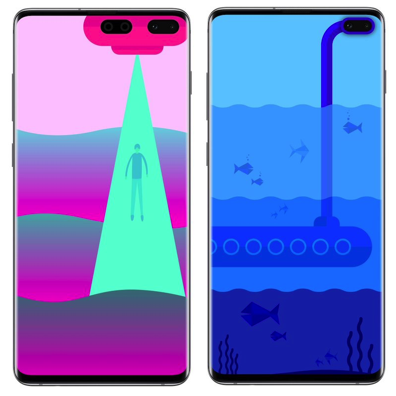 Templates Are Ready For All Galaxy S10, Galaxy S10e, - Samsung Galaxy S10+ , HD Wallpaper & Backgrounds