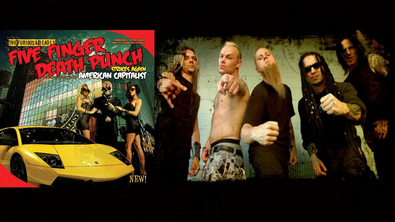 Five Death Finger Punch The Bleeding , HD Wallpaper & Backgrounds