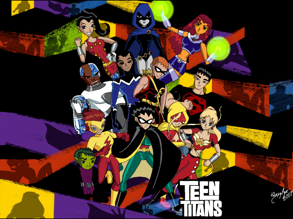 Teen Titans Wallpaper - Teen Titans Wall Paper , HD Wallpaper & Backgrounds