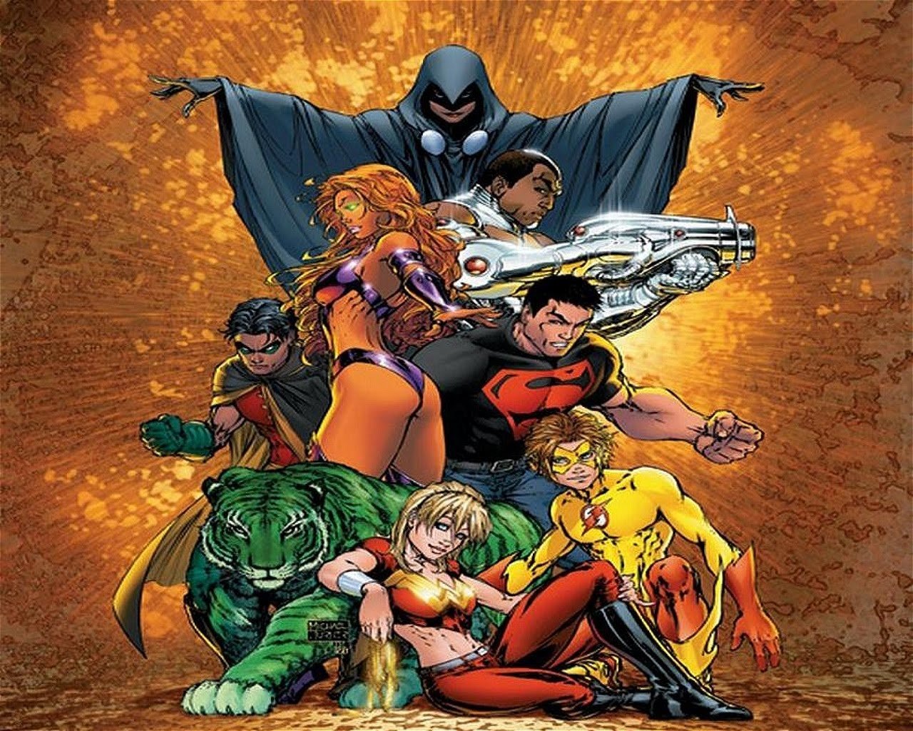 Teen Titans Wallpaper Comics , HD Wallpaper & Backgrounds