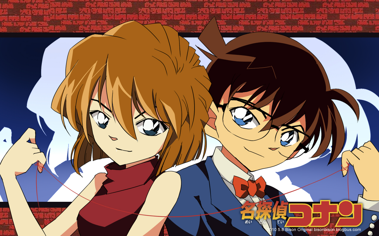 Detective Conan Ai Haibara - Detective Conan And Ai Haibara (#378007) - HD Wallpaper & Backgrounds Download