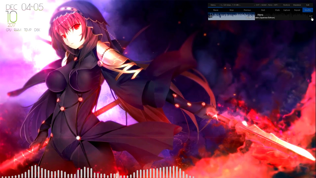Wallpaper Engine - Fate Scathach , HD Wallpaper & Backgrounds