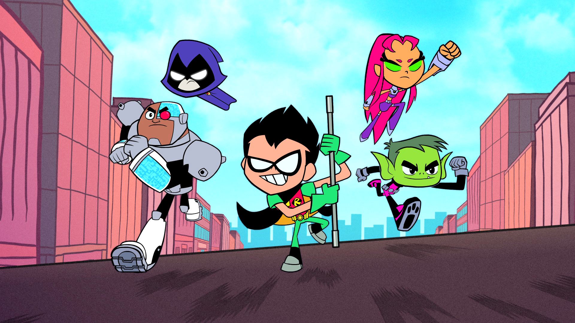 Titans Comic Wallpapers - Teen Titans Go Fighting , HD Wallpaper & Backgrounds
